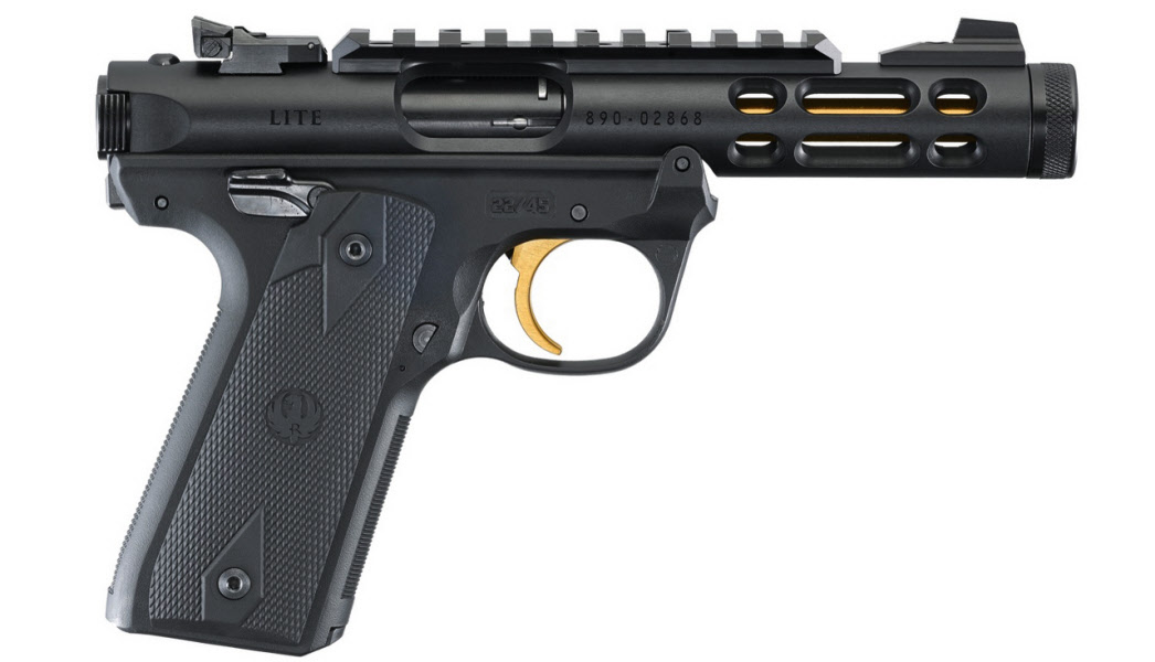 Pistolet RUGER MARK IV 22/45 LITE .22LR 4.40"
