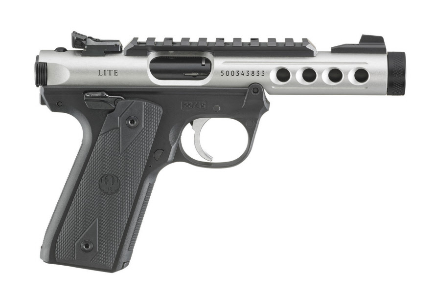 Pistolet RUGER MARK IV 22/45 LITE .22LR 4.40"