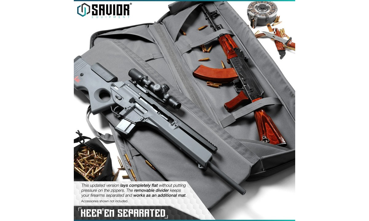 Savior Housse American Classic Double 51" Gris – Image 3