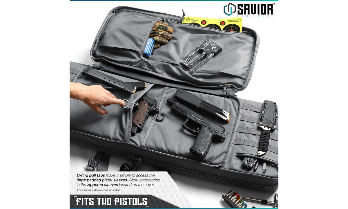 Savior Housse American Classic Double 51" Gris – Image 4