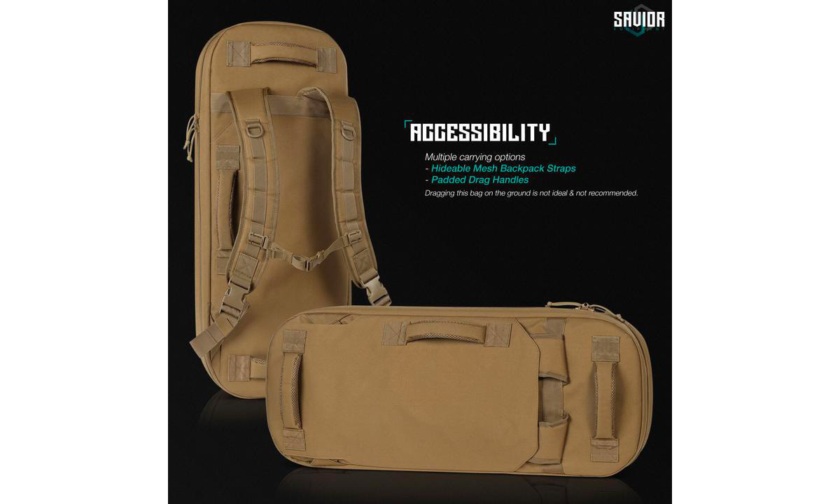 Savior Specialist Covert 38" Rifle Case Tan – Image 2