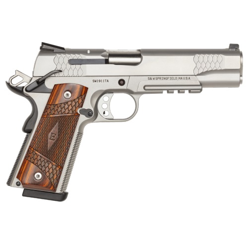 PISTOLET S&W 1911TA E-SERIES SILVER 5″ CAL.45ACP 8 COUPS – Image 2