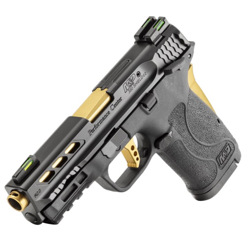 PISTOLET S&W M&P380 PORTED PC SHIELD EZ GOLD BARREL 380 AUTO – Image 4