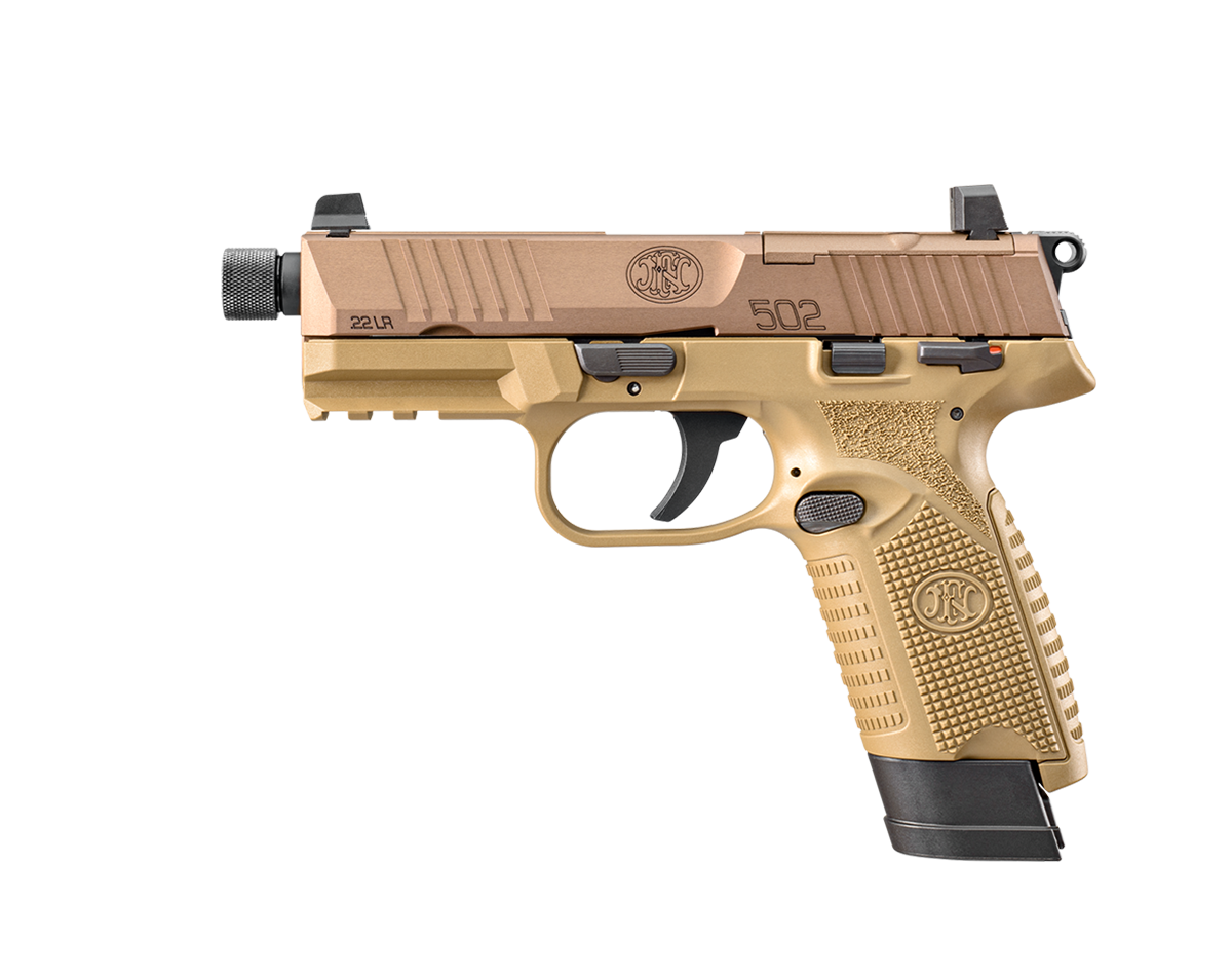 PISTOLET FN 502 TACTICAL FDE 22LR – Image 2