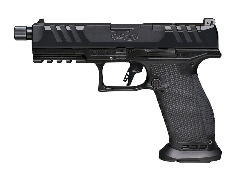 PIST PDP PRO SD FULL SIZE OR WALTHER 5.1'' CAL 9X19, 18 COUPS