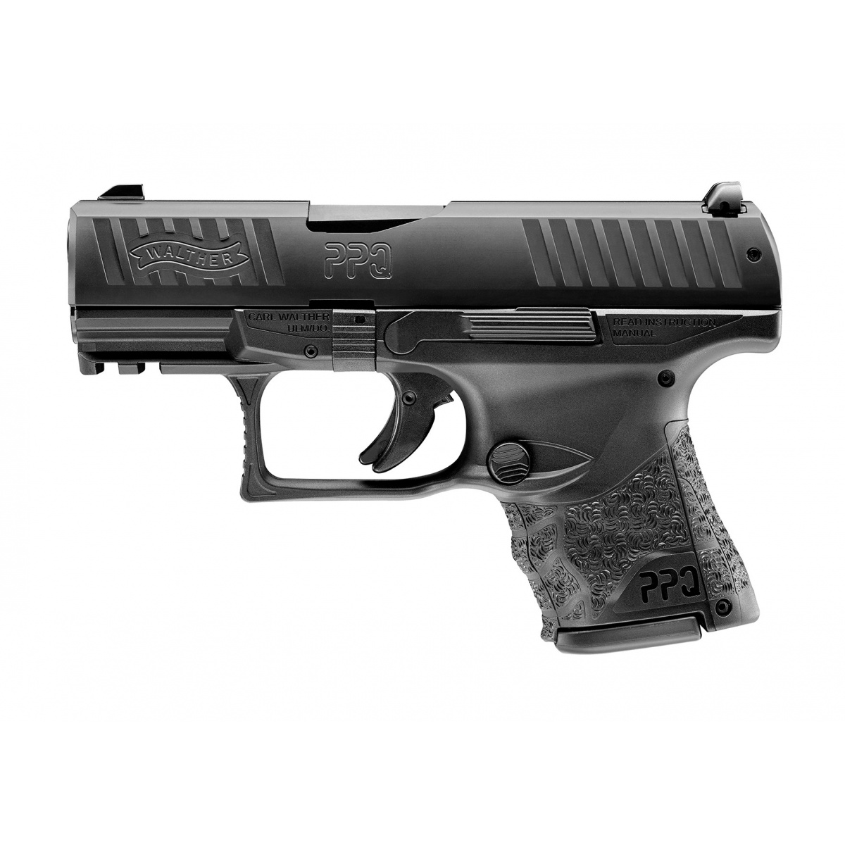 PIST PPQ M2 SUBCOMPACT WALTHER 3,5'' CAL 9X19, 10 / 15 COUPS - BLACK