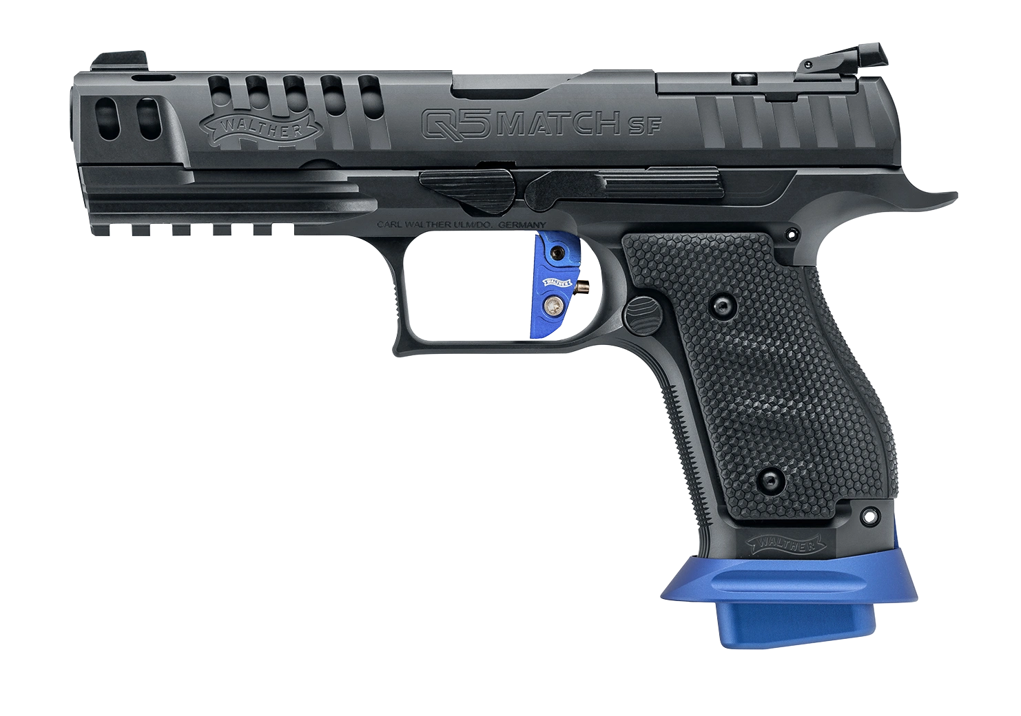 PIST Q5 MATCH SF EXPERT WALTHER CAL 9X19, 17 COUPS