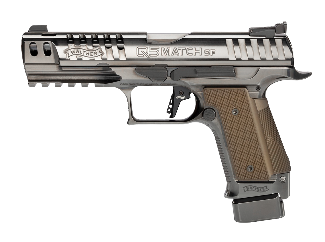 PIST Q5 MATCH SF BLACK DIAMOND WALTHER CAL 9X19, 17 COUPS