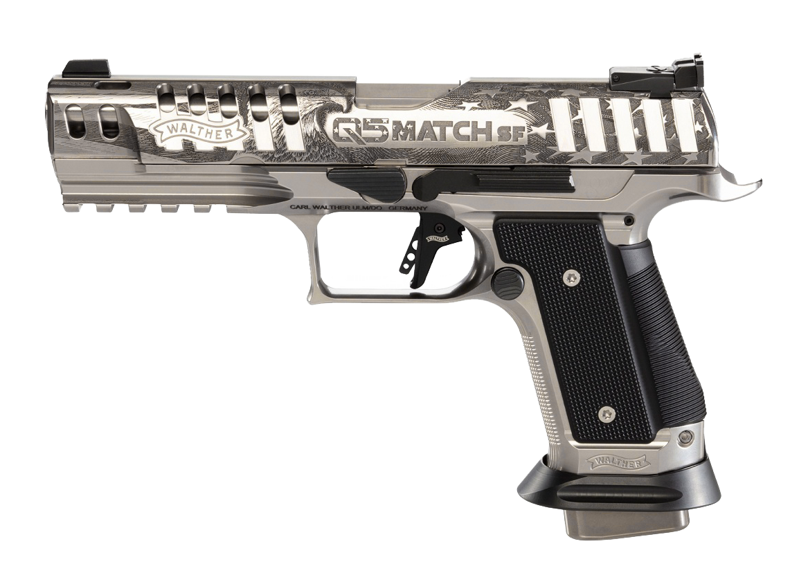 PIST Q5 MATCH SF PATRIOT WALTHER CAL 9X19, 17 COUPS