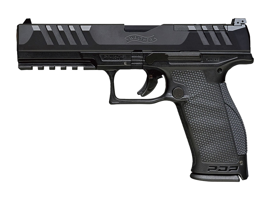 PIST PDP FULL SIZE WALTHER 5'' CAL 9X19, 18 COUPS