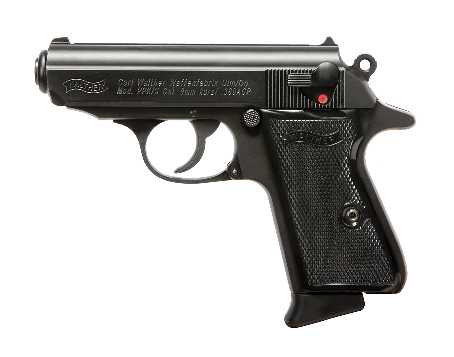PIST PPK/S WALTHER CAL 380 ACP, 7 COUPS - BLACK