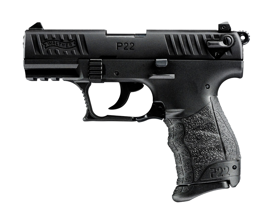 PIST P22Q STANDARD WALTHER 3,42'' CAL 22LR, 10 COUPS - BLACK