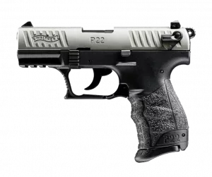 PIST P22Q STANDARD WALTHER 3,42'' CAL 22LR, 10 COUPS - NICKEL