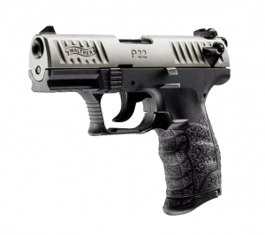 PIST P22Q STANDARD WALTHER 3,42'' CAL 22LR, 10 COUPS - NICKEL – Image 2
