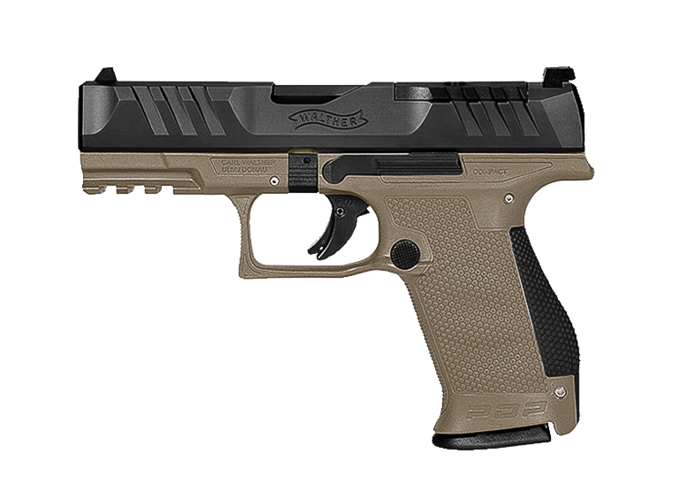 PIST PDP COMPACT WALTHER 4'' CAL 9X19, 15 COUPS - FDE