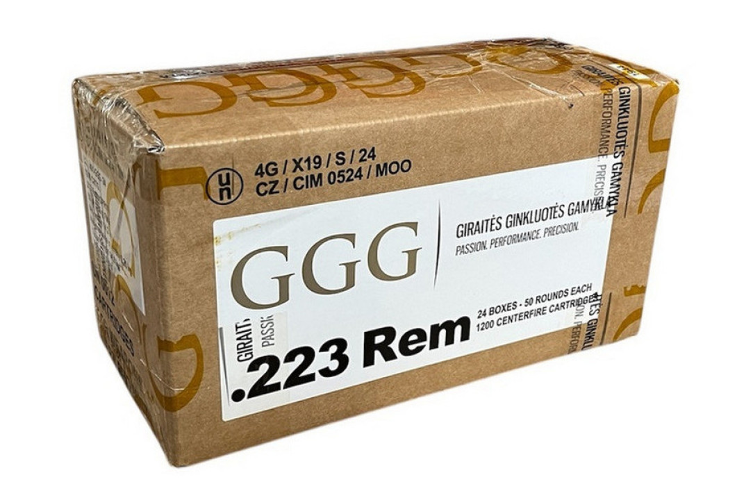 1200 cartouches GGG 223 55gr FMJ BT