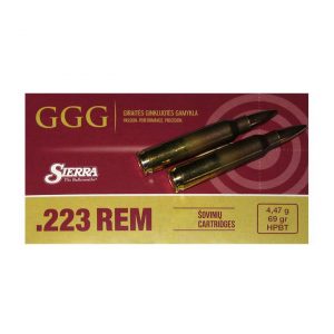 20 cartouches GGG 223 69 gr HPBT Nosler