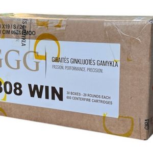 600 cartouches GGG 308 Win./147 gr FMJ