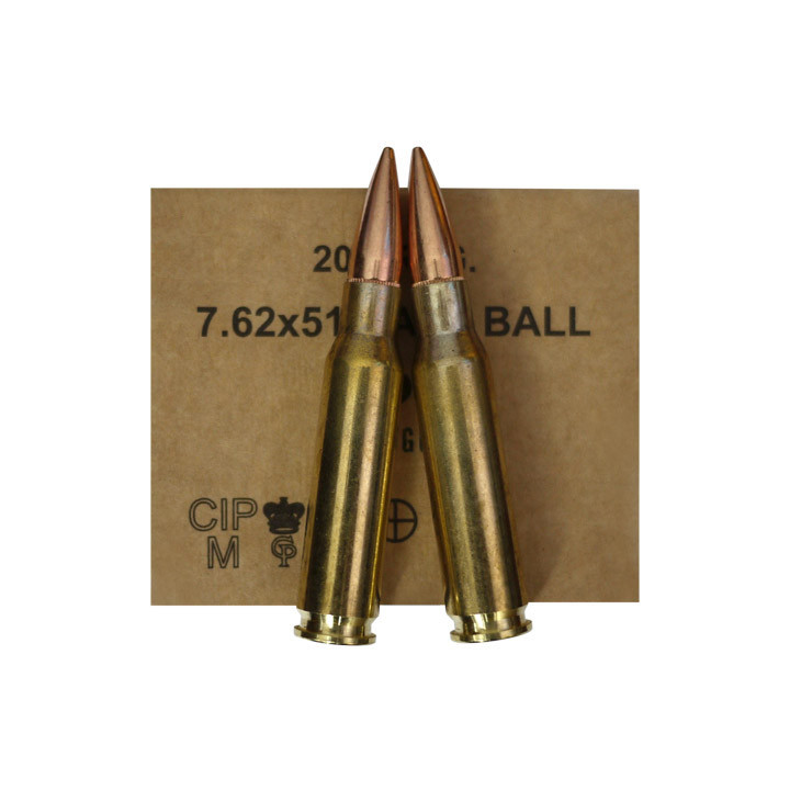 640 cartouches GGG 7.62 147 gr M80 NATO BALL