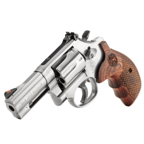 REVOLVER S&W 686 PLUS LUXE CAL.357MAG CROSSE BOIS 7 COUPS 3″ – Image 4