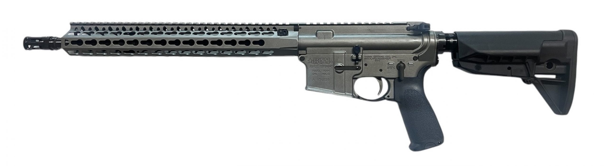 BCM Carabine RECCE-14 KMR-A13 KeyMod cal.5.56 (Tactical Gray) – Image 2