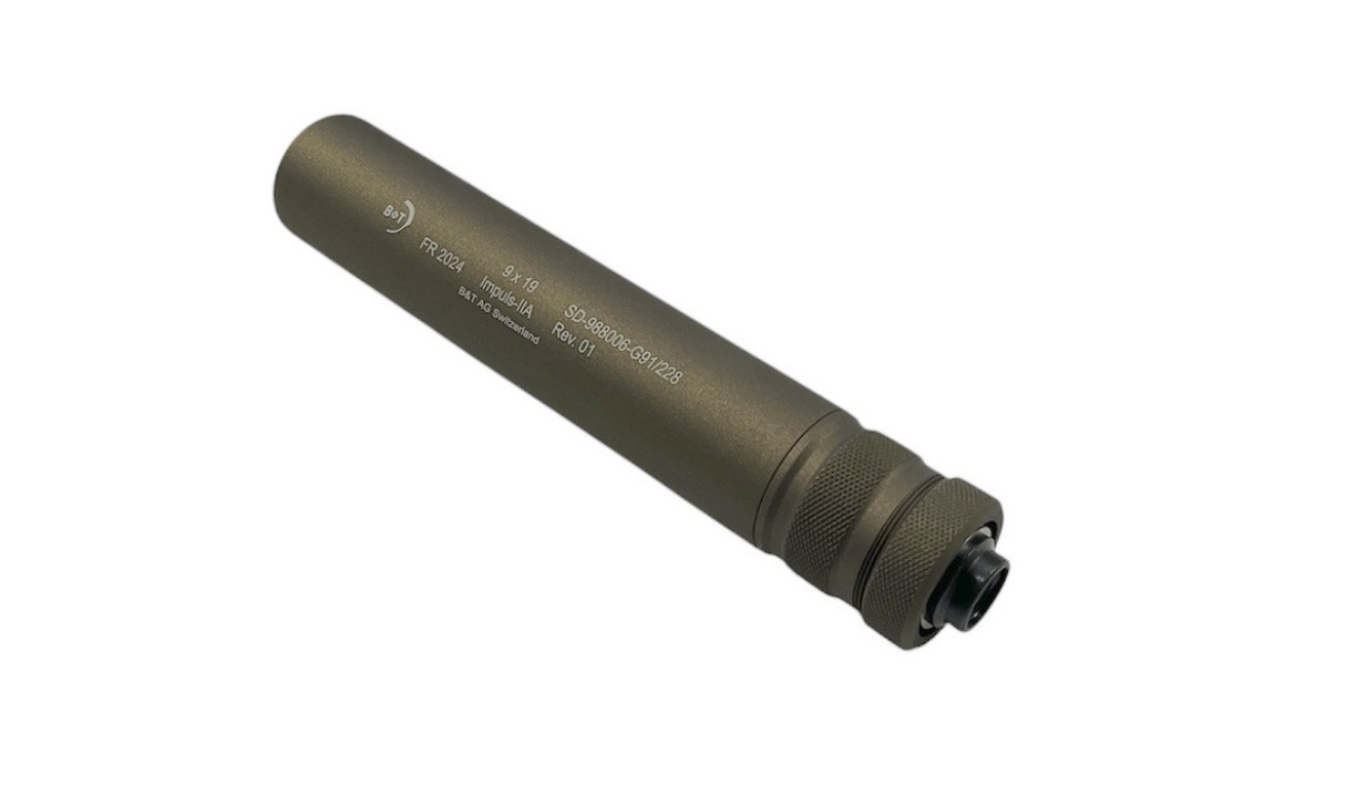 B&T Silencieux Impuls-IIA 9x19 1/2x28 pour Glock Midnight Bronze