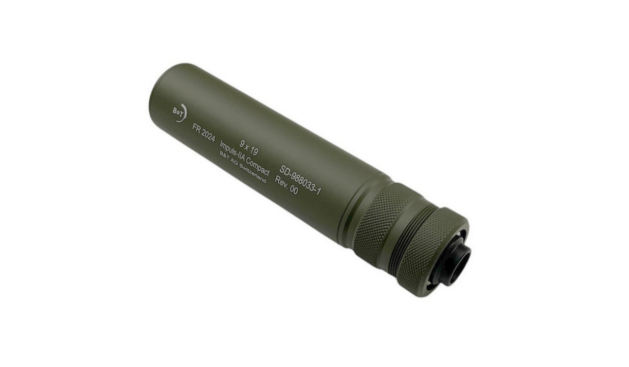 B&T Silencieux Impuls-IIA Compact 9x19 M13.5x1 G ODG