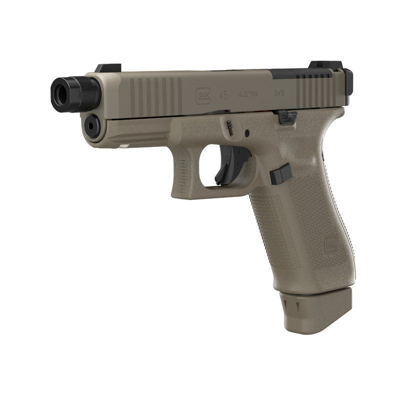 Glock 45 MOS Gen 5 FS Fileté M13.5x1 LH Edition Hunter – Image 3